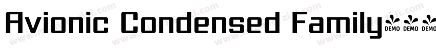 Avionic Condensed Family字体转换